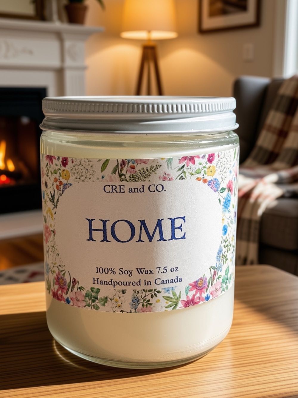 100% Soy Wax 7.5 oz Mango and Tangerine Scent Handpoured in Canada 🇨🇦